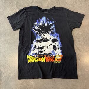 Vintage Y2K DragonBallZ Super Goku Black Graphic Short Sleeve Tee L